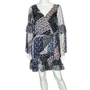 Devlin Priscilla Patchwork Boho Floral Dress Women’s Sz 12